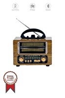 Torima NS-02 Gold Nostaljik Radyo Bluetooth Hoparlör