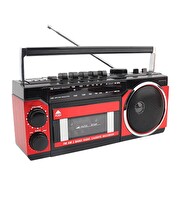 Flagen Müzik Seti Kasetçalar FM Radyo USB TF Kart Girişli MP3 Player Bluetooth Hoparlör