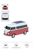 Başkenttekno D70 Retro Araba Vosvos Tasarımlı Solar Şarjlı Speaker Bluetooth Hoparlör  - Kırmızı