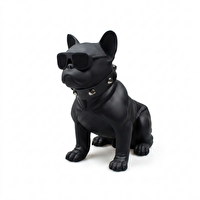 Çeşithane CH-M10 Bulldog Taşınabilir  Dekoratif Tasarım Bluetooth Hoparlör - Siyah