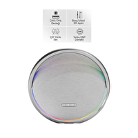Xenon Smart Aura Bluetooth Hoparlör 80W RMS 12000 mAh Işıklı TWS IPX4 X6710 Gümüş Gri