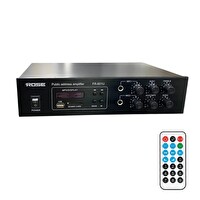 Rose FR-601U 100W USB-SD-Bluetooth Mono Hat Trafolu Amfi