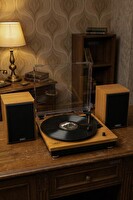 Midex MTX-450 Nostaljik Ekstra Hoparlörlü Bluetooth Pikap Plak Çalar