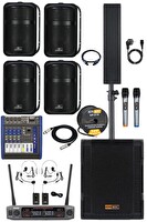 Midex SPORT Pack-1 Spor Salonu Hazır Ses Sistemi Paketi