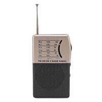 Rose SP-606 Şarjlı Taşınabilir FM-AW-SW Cep Radyosu