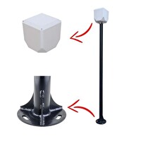Electroon Metal Kamera 1.5 M Direk - Antrasit Fırın Boyalı Küp