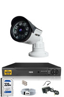 IDS 1 Kameralı Gece Görüşlü 320 Dış 5 MP Sony Lensli FHD Güvenlik Kamerası Sistemi DS-2015HD-SET1-ARRAY