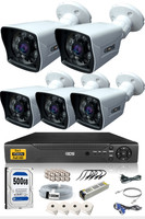 IDS Cepten İzle 500 Dış 5 Kameralı 5mp Sony Lensli 1080p FullHD Güvenlik Kamerası Sistemi DS-2021HD-SET5-500