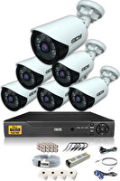IDS 6 Kameralı 5MP Sony Lensli 1080p Full HD Hard Disksiz Güvenlik Kamerası Sistemi DS-2020HD-SET6-NOHDD