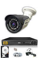 IDS 1 Kameralı 5 MP Sony Lensli 1080p Full HD Cepten İzle 250 Dış Güvenlik Kamerası Sistemi DS-2015HD-SET1-250-X