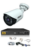 IDS Hard Disksiz 1 Kameralı 5mp Sony Lensli 1080p Fullhd Güvenlik Kamerası Sistemi DS-2020HD-SET1-NOHDD