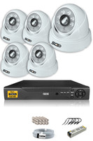 IDS Hard Disksiz 5 Kameralı 5mp Sony Lensli 1080p Fullhd Güvenlik Kamerası Sistemi D-2028HD-SET5-NOHDD