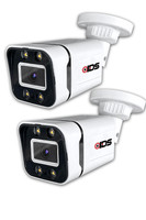 IDS Gece Renkli 5 MP Sony Lens 1080p FHD 4xUltra LED Plastik Kasa 2 Adet AHD Güvenlik Kamerası DS-2031HD2-WL