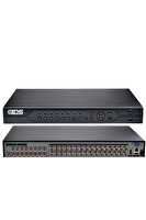 IDS 32 Kanal 5MP-N Fullhd H265 2xHDD Yuvası 16 Ses Sabit İp İstemez Xmeye Mobi̇l QR DVR Kayıt Cihazı - D-32K001AHD