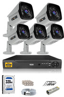 IDS 5 Kameralı 5MP Sony Lensli Full HD Gece Görüşlü 320 Dış Güvenlik Kamerası Sistemi DS-2027HD-SET5-320