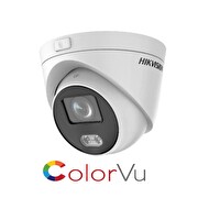 Hikvision DS-2CD1327G0-LUF 2 MP 2.8 MM Sabit Lensli ColorVu Dome IP Kamera