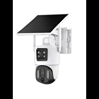 Avenir 4 MP 3 Lensli Güneş Enerjili 4G Sim Kart Uyumlu Sesli Renkli Gece Görüşlü Solar Kamera