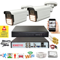 Bises 2'li Araç İnsan Yüz Tanımalı Hareket Algılayan 5 MP Lens 15 Warm Led Gece Renkli Kamera Seti 5915W