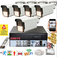 Bises 5'li Araç İnsan Yüz Tanımalı Hareket Algılayan 5 MP Lens 15 Warm Led Gece Renkli Kamera Seti 5915W