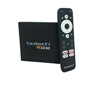 Botech Wzone 4K Ultra HD Android TV Box + 12 Aylık Bein Connect Eğlence Paketi