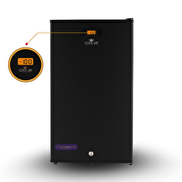 Cool Life Çift Sistem Dijital Göstergeli 12 / 24 / 220 V 91 L Siyah Buzdolabı