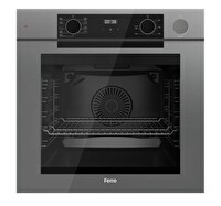 Ferre Artline Fryart & SteamArt QEP64CPR Gri Cam Ankastre Fırın