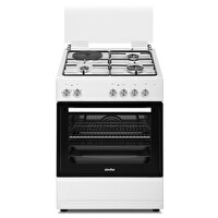 Simfer 1242 6 Fonksiyon 3G + 1E  Beyaz Elektro Turbo Fırın