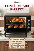 Conti CMF-500 Bakepro 52 L Fırın Siyah