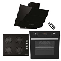 Alveus Century 627 Si̇yah Ankastre Set (ALV MFA 627 +  ALV GLS 640 + ALV MOD W)