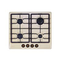 Ukinox Vintage Rustik Ivory Metal Ankastre Ocak