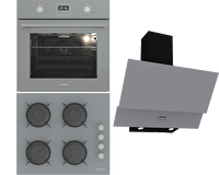 Termikel Gri Ankastre Set (BO O64D5C A - BH P6144C A - CH C6532C BA)