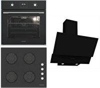Termikel Siyah Ankastre Set (BO O64D5C B - BH P6144C B - CH C6532C BB)