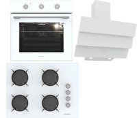 Termikel Beyaz Ankastre Set (BO O6435C W - BH P7144C W - CH S6532C WW)