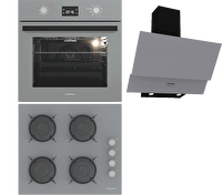 Termikel Gri Ankastre Set (BO O6555C A - BH P6144C A - CH C6532C BA)