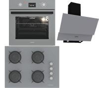 Termikel Gri Ankastre Set (BO O6555C A - BH P7144C A - CH C6532C BA)