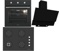 Termikel Siyah Ankastre Set (BO O6435C B - BH P7194C B - CH C6532C BB)