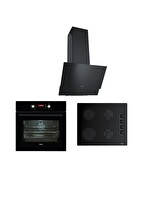 Teka Chef 5 Premium Siyah Ankastre Set (ATV 60 - GBE 64002 - HAK 627 BK)