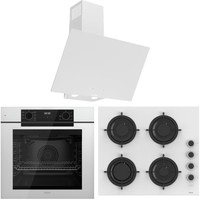 Ferre FryArt Artline 7 Programlı Dijital Turbo Beyaz Ankastre Set (QEP63CB - CS206-FA - D078-SA)