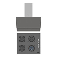 Simfer 2'li Trend Silver Cam Ankastre Set (3537 - 8705)