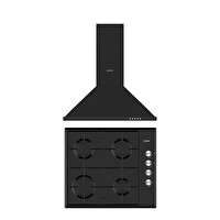 Simfer 2'li Trend Siyah Metal Ankastre Set (3851 - 8713)