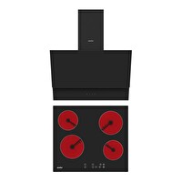 Simfer QS Siyah Elektrikli 2'li Ankastre Set (3970 - 8703)