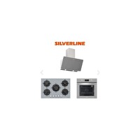 Silverline Gri Cam Ankastre Set (BO6502S02 - CS5365S01 - 3457 Soho 60)