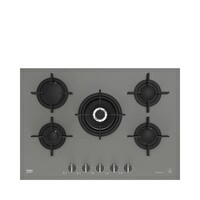 Beko BOCD T 7521 DWKG Wok Gözlü Gri Cam Ankastre Ocak