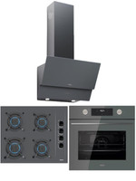 Teka Chef 4 Gri Ankastre Set (GBC 64002 - HAK 625 - ATV 60 Pro)