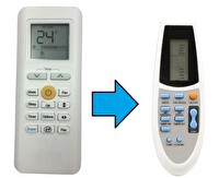 Tayfun Midea RG70A/BGEF Uyumlu Klima Kumandası