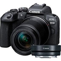 Canon EOS R10 + 18-150mm Lens + Mount Adaptörlü Aynasız Fotoğraf Makinesi (Canon Eurasia Garantili)