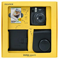 Fujifilm Instax Mini 11 Kare Albümlü 20 Filmli Siyah Box