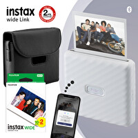 Fujifilm Instax Wide Link Beyaz Akıllı Yazıcı ve Çantalı Hediye Seti 4
