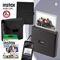 Fujifilm Instax Wide Link Gri Akıllı Telefon Yazıcısı ve Hediye Seti 2