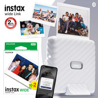 Fujifilm Instax Wide Link Beyaz Akıllı Telefon Yazıcısı ve 20'li Film